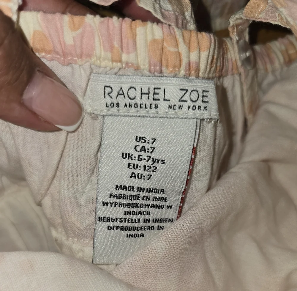 Rachel Zoe Pink and Cream Dress